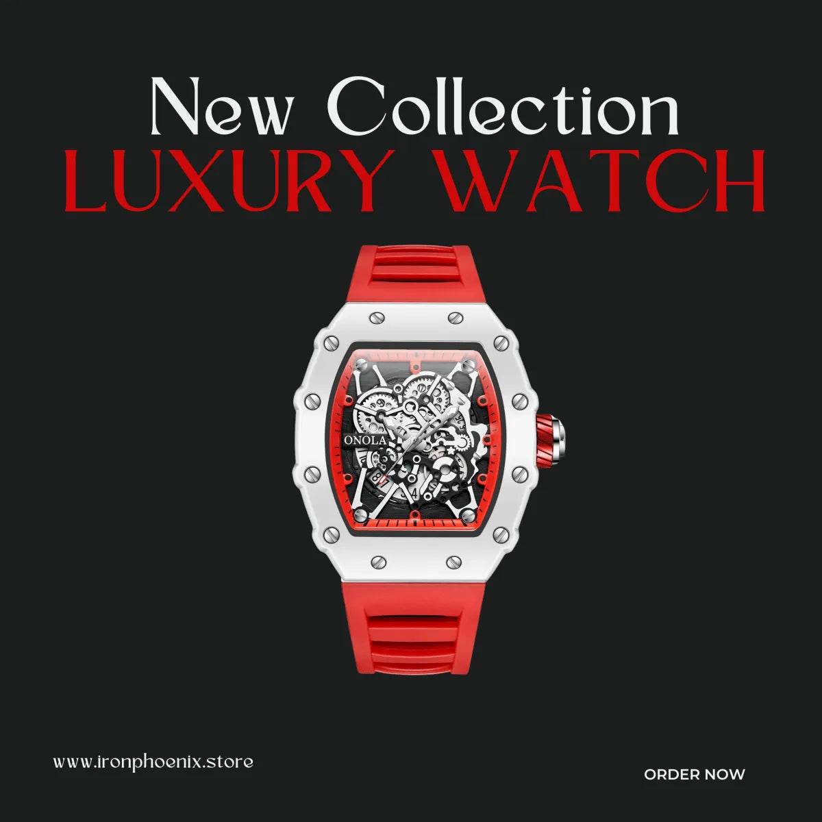 ONOLA ON6826 Men’s Watch - Sport Luxury - Iron Phoenix GHG