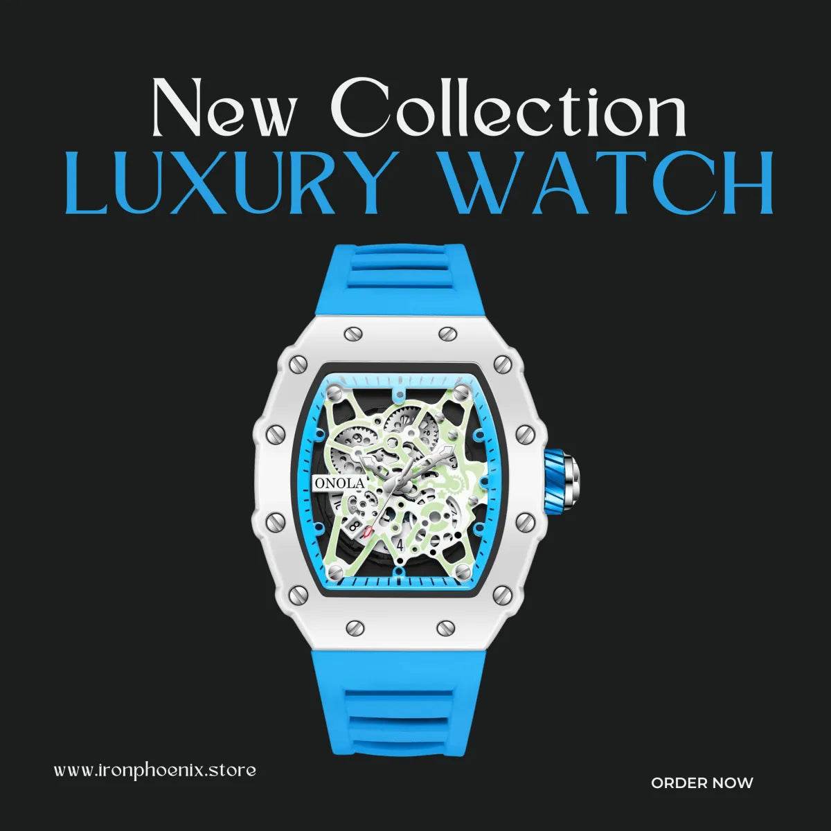 ONOLA ON6826 Men’s Watch - Sport Luxury - Iron Phoenix GHG