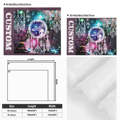 Packable Flannel Dream Catcher Blanket - Cozy Lightweight Travel Essential - Iron Phoenix GHG