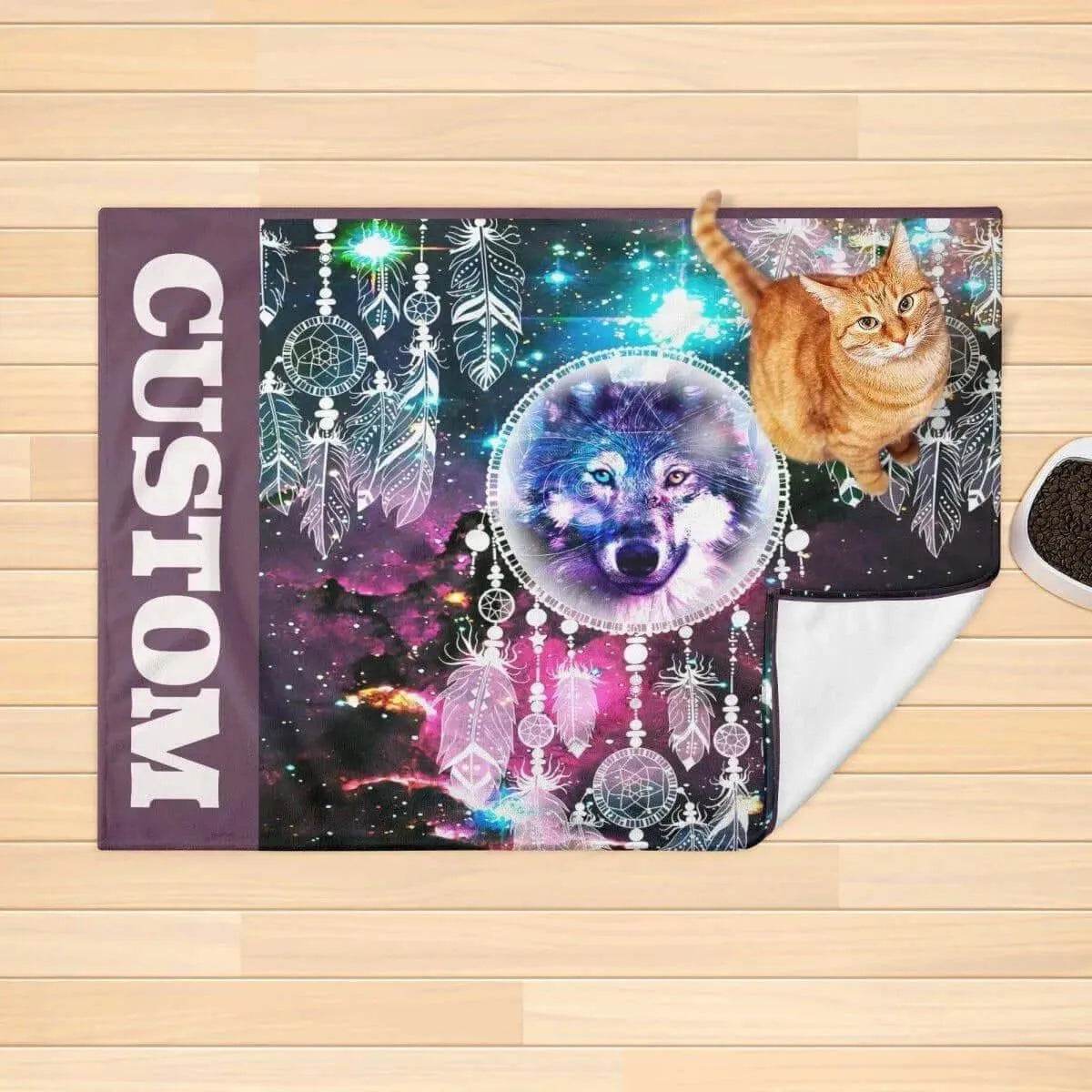 Packable Flannel Dream Catcher Blanket - Cozy Lightweight Travel Essential - Iron Phoenix GHG