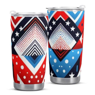 "Geo-Modern" Abstract Travel Mug | Iron Phoenix GHG - Iron Phoenix GHG