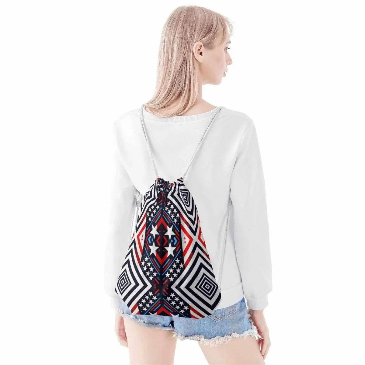 Patriotic Hoodie Dress for Women - Trendy Gamer Style Celebrating USA - Iron Phoenix GHG