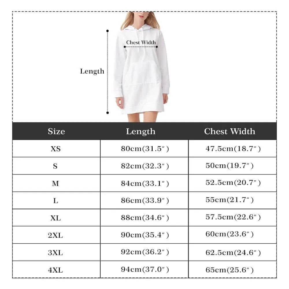 Patriotic Hoodie Dress for Women - Trendy Gamer Style Celebrating USA - Iron Phoenix GHG