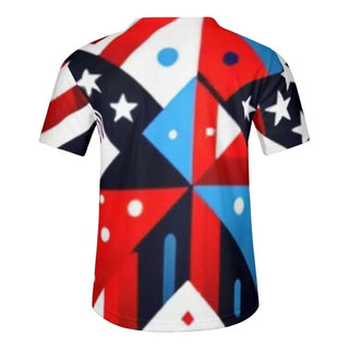 Men's Patriotic Baseball Jersey | Iron Phoenix GHG - Iron Phoenix GHG
