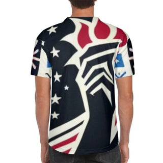 Men's Patriotic Baseball Jersey | Iron Phoenix GHG - Iron Phoenix GHG