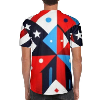 Men's Patriotic Baseball Jersey | Iron Phoenix GHG - Iron Phoenix GHG