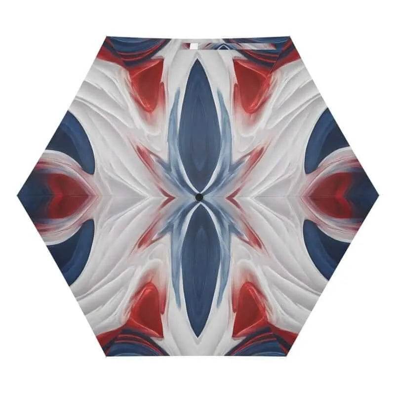 "Patriotic Swirl" Automatic Umbrella | Iron Phoenix GHG - Iron Phoenix GHG