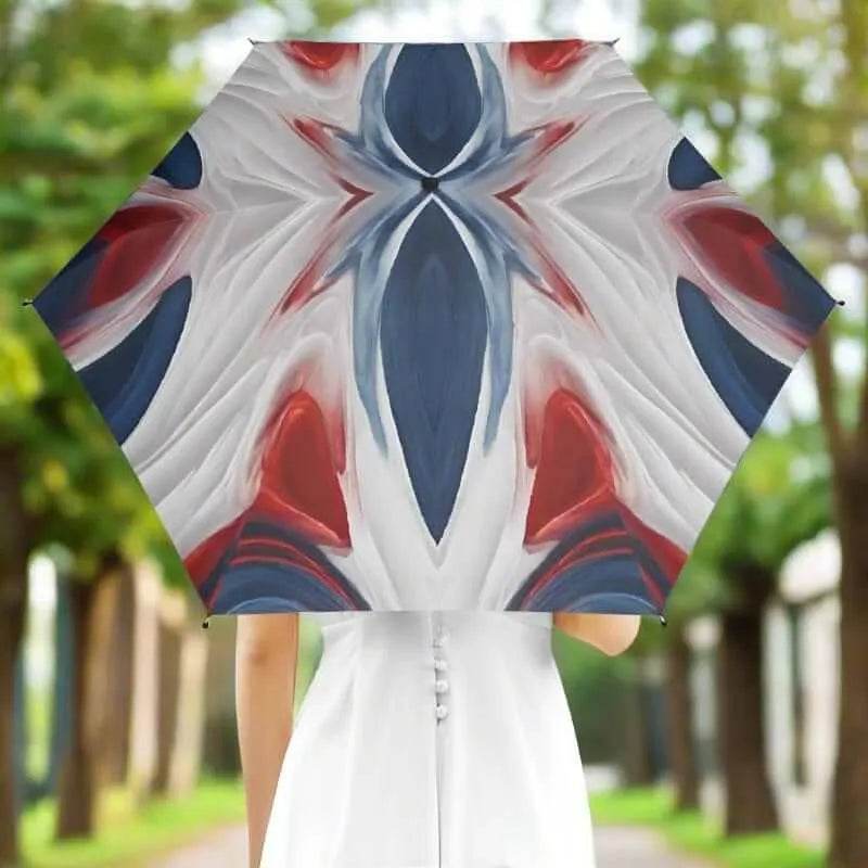 "Patriotic Swirl" Automatic Umbrella | Iron Phoenix GHG - Iron Phoenix GHG