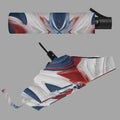 "Patriotic Swirl" Automatic Umbrella | Iron Phoenix GHG - Image 5