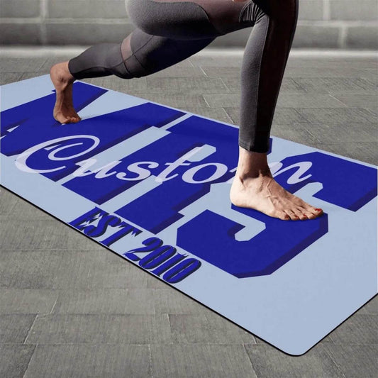 Personalized Love Story Yoga Mat - Iron Phoenix GHG