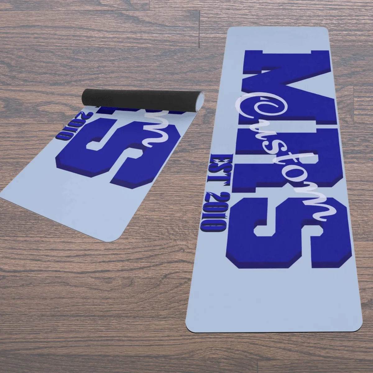 Personalized Love Story Yoga Mat - Iron Phoenix GHG
