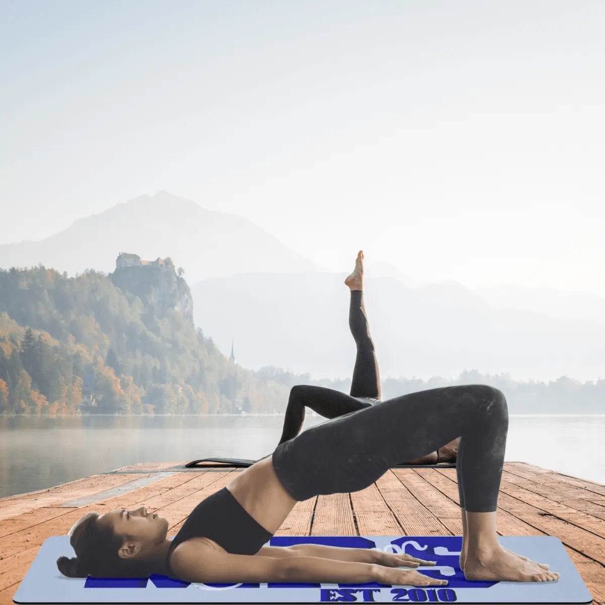 Personalized Love Story Yoga Mat - Iron Phoenix GHG