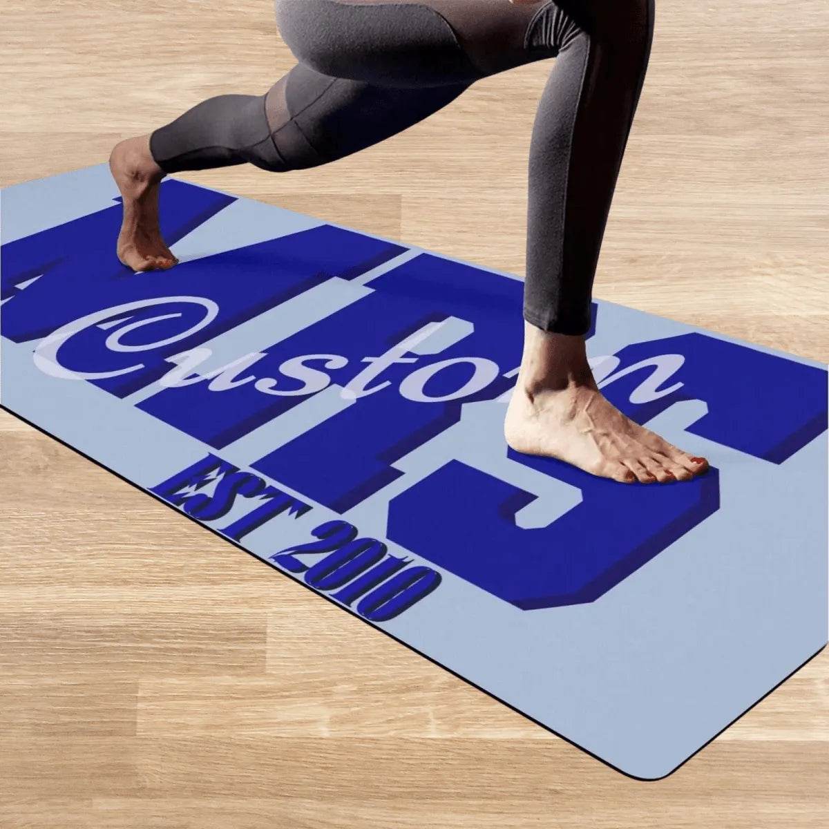 Personalized Love Story Yoga Mat - Iron Phoenix GHG