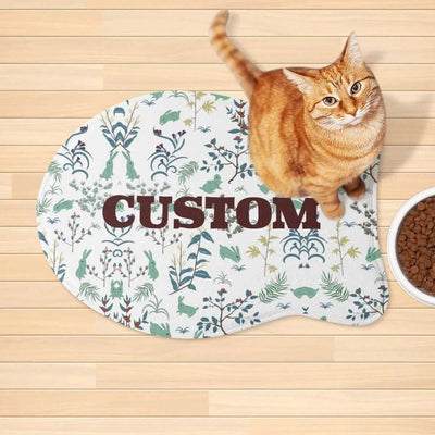 Personalized Pet Mat | Custom Name Dog and Cat Rug - Iron Phoenix GHG