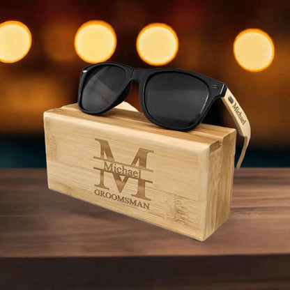 Personalized Wooden Sunglasses for Gamers - Unique Stylish Accessory - Iron Phoenix GHG