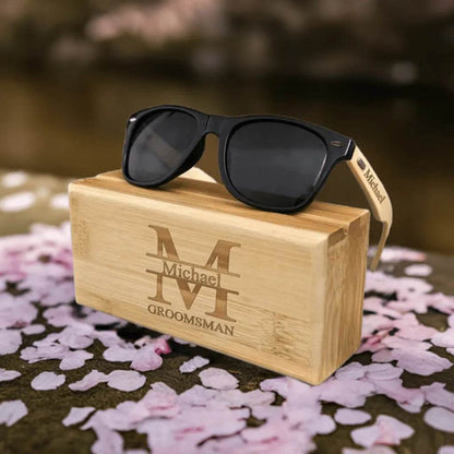 Personalized Wooden Sunglasses for Gamers - Unique Stylish Accessory - Iron Phoenix GHG