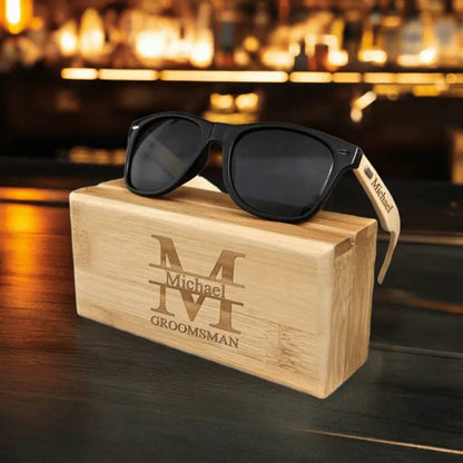 Personalized Wooden Sunglasses for Gamers - Unique Stylish Accessory - Iron Phoenix GHG