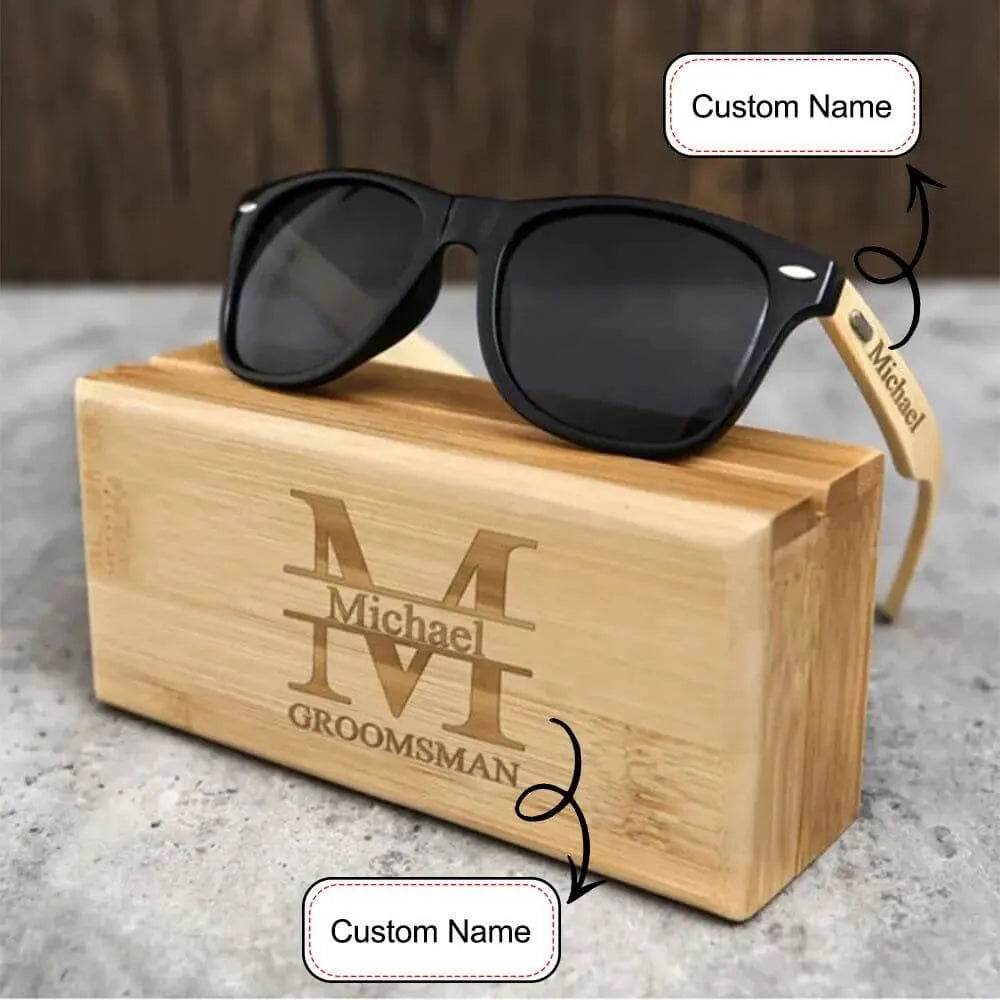 Personalized Wooden Sunglasses for Gamers - Unique Stylish Accessory - Iron Phoenix GHG