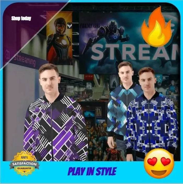 Pixelated Jacket - Retro Gaming Style - Iron Phoenix GHG