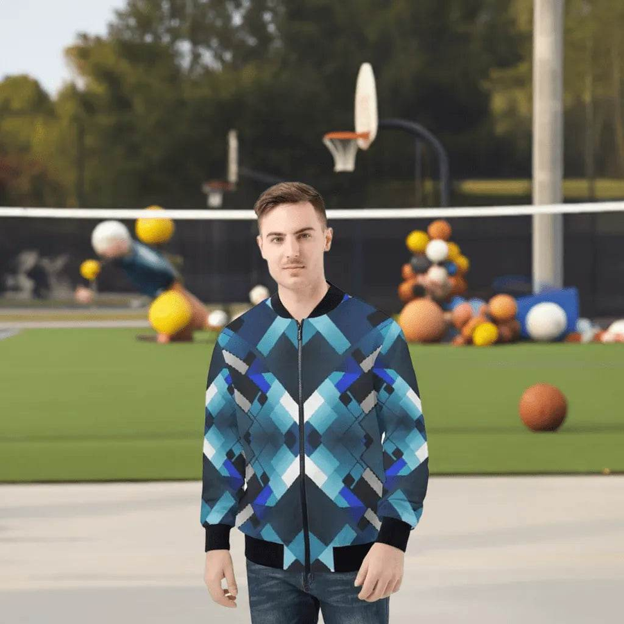 "Retro Pixel" Bomber Jacket | Shadowseeker | Iron Phoenix GHG - Iron Phoenix GHG