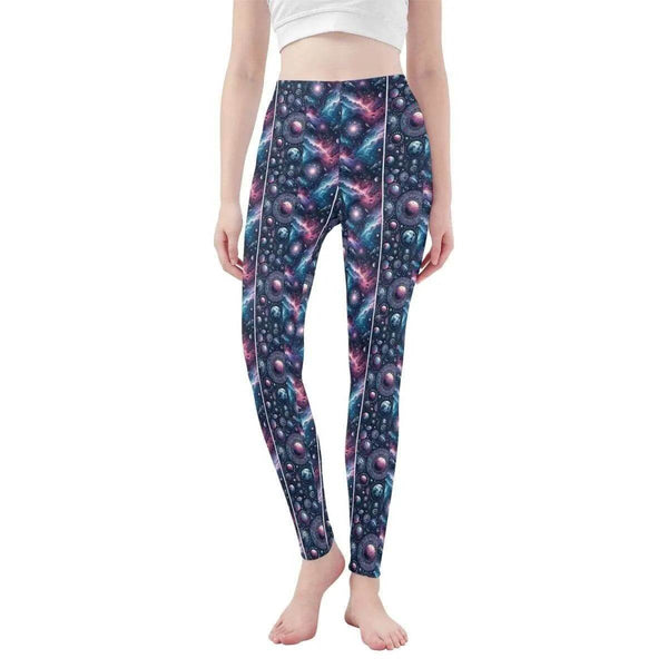 Planets Yoga Leggings - Gaming, Sports & Calm Comfort - Iron Phoenix GHG