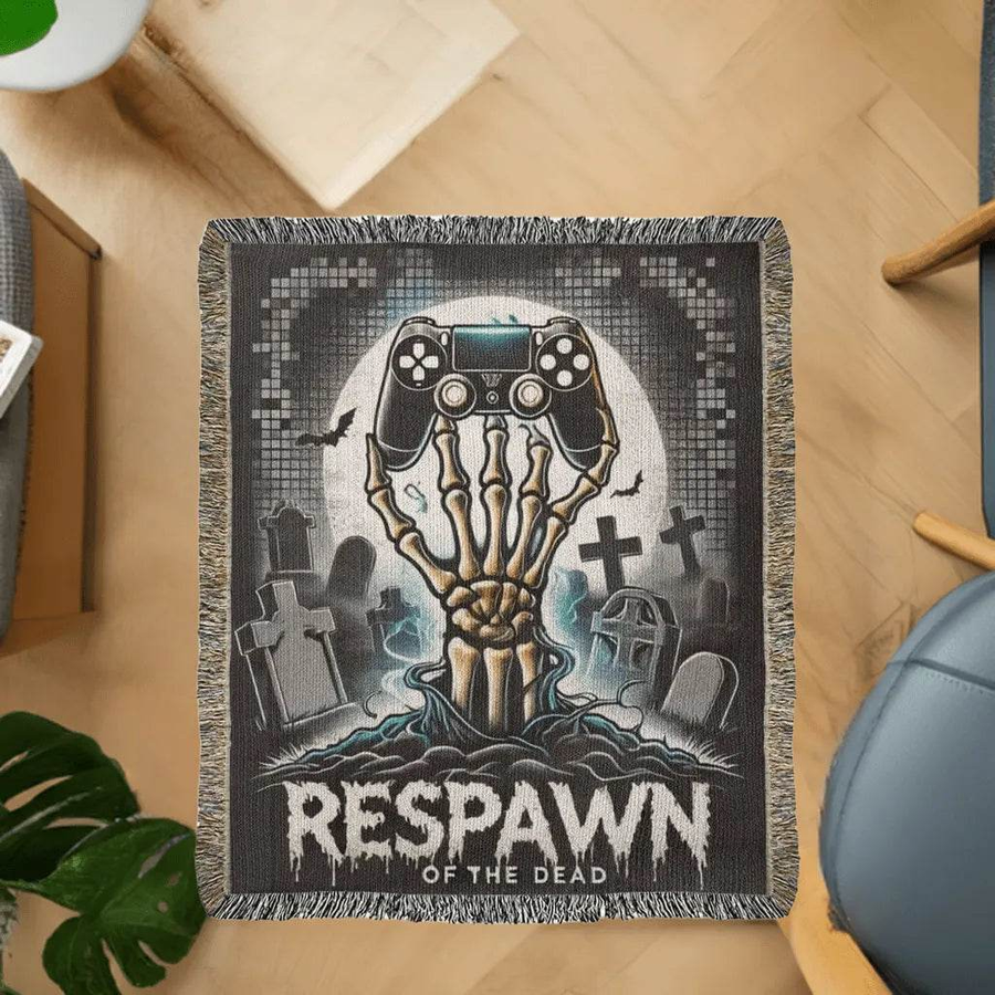 Respawn of the Dead Woven Gamer Blanket - Iron Phoenix GHG