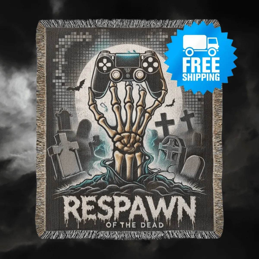 Respawn of the Dead Woven Gamer Blanket - Iron Phoenix GHG