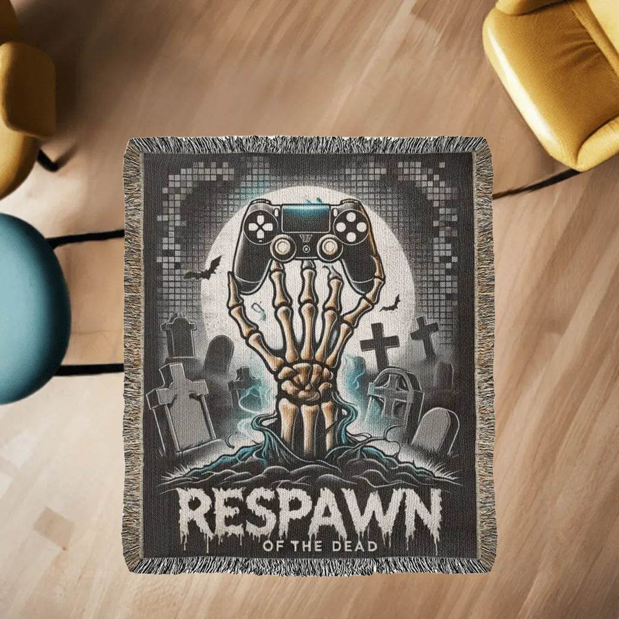 Respawn of the Dead Woven Gamer Blanket - Iron Phoenix GHG
