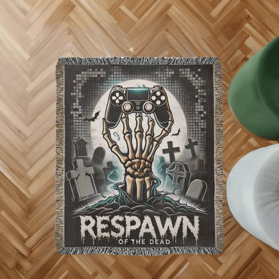 Respawn of the Dead Woven Gamer Blanket - Iron Phoenix GHG