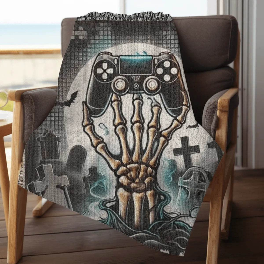 Respawn of the Dead Woven Gamer Blanket - Iron Phoenix GHG