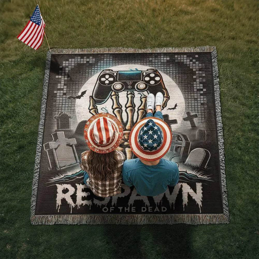 Respawn of the Dead Woven Gamer Blanket - Iron Phoenix GHG