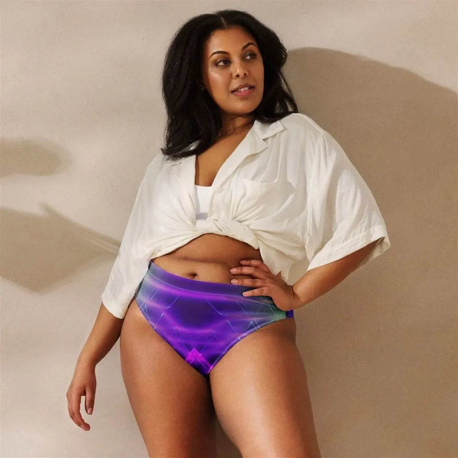 "Electric Grid" Eco-Friendly Bikini Bottom| Iron Phoenix GHG - Iron Phoenix GHG
