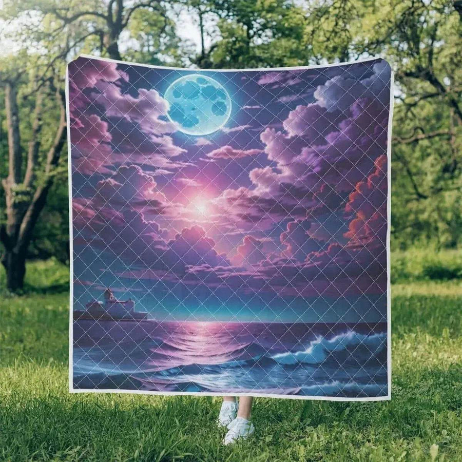 "Purple Sunset" Quilt Set by Shadowseeker | Iron Phoenix GHG - Iron Phoenix GHG