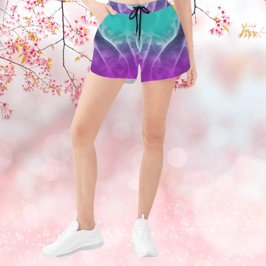 "Ethereal Cloud" Abstract Athletic Shorts| Iron Phoenix GHG - Iron Phoenix GHG