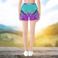 "Ethereal Cloud" Abstract Athletic Shorts| Iron Phoenix GHG - Image 2