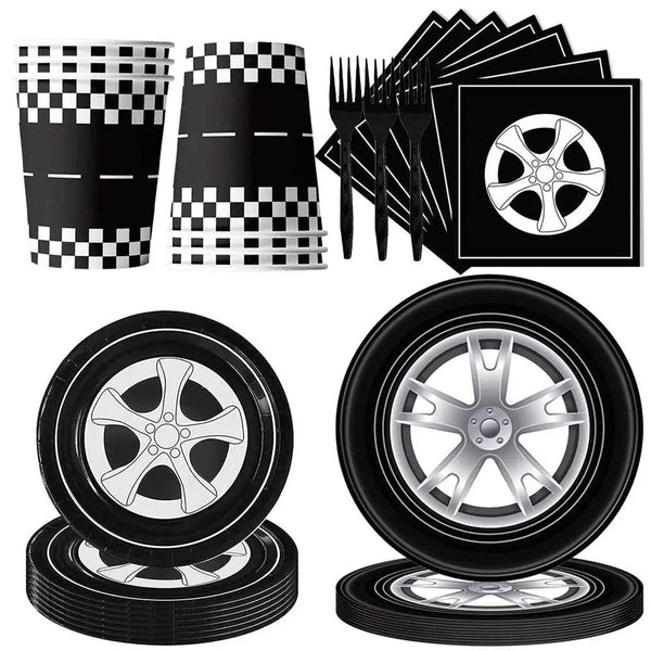 Race Car Party Supplies Two Fast Birthday Decorations - Iron Phoenix GHG