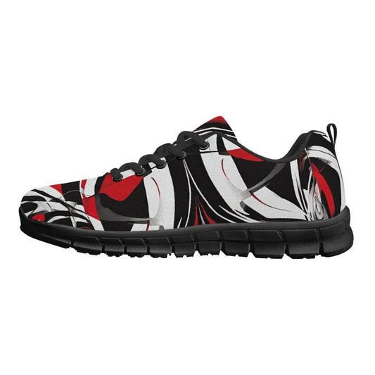 Red, White, and Black Casual Sneakers 2025 - Iron Phoenix GHG