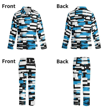 Retro Splatter Print Pajama Set - Cozy Fall - Iron Phoenix GHG