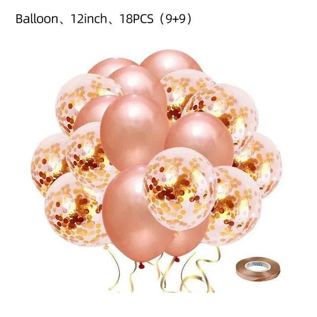 Rose Gold Party Tableware Set - Eco Gamer Party Gear - Iron Phoenix GHG