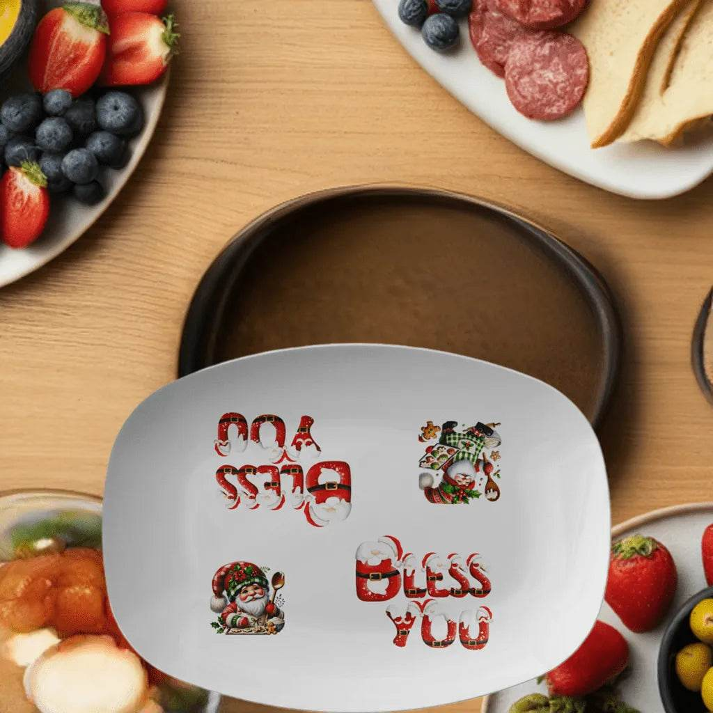 Christmas Santa Platter for Holiday Fun