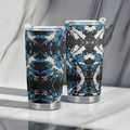 "Sapphire Noir" Abstract Tumbler | Iron Phoenix GHG - Image 4