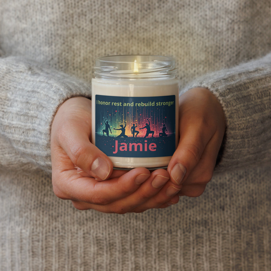 Yoga assorted personalizable candle