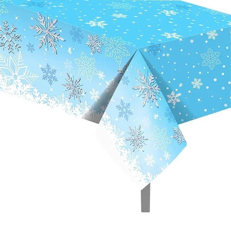 Snowflake Party Supplies Tableware Set Winter Wonderland - Iron Phoenix GHG