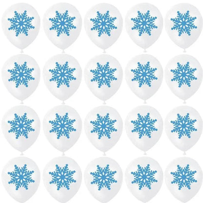 Snowflake Party Supplies Tableware Set Winter Wonderland - Iron Phoenix GHG