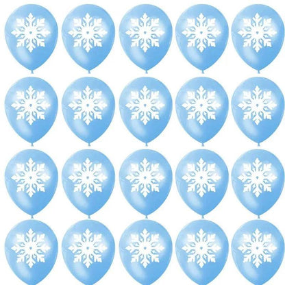 Snowflake Party Supplies Tableware Set Winter Wonderland - Iron Phoenix GHG