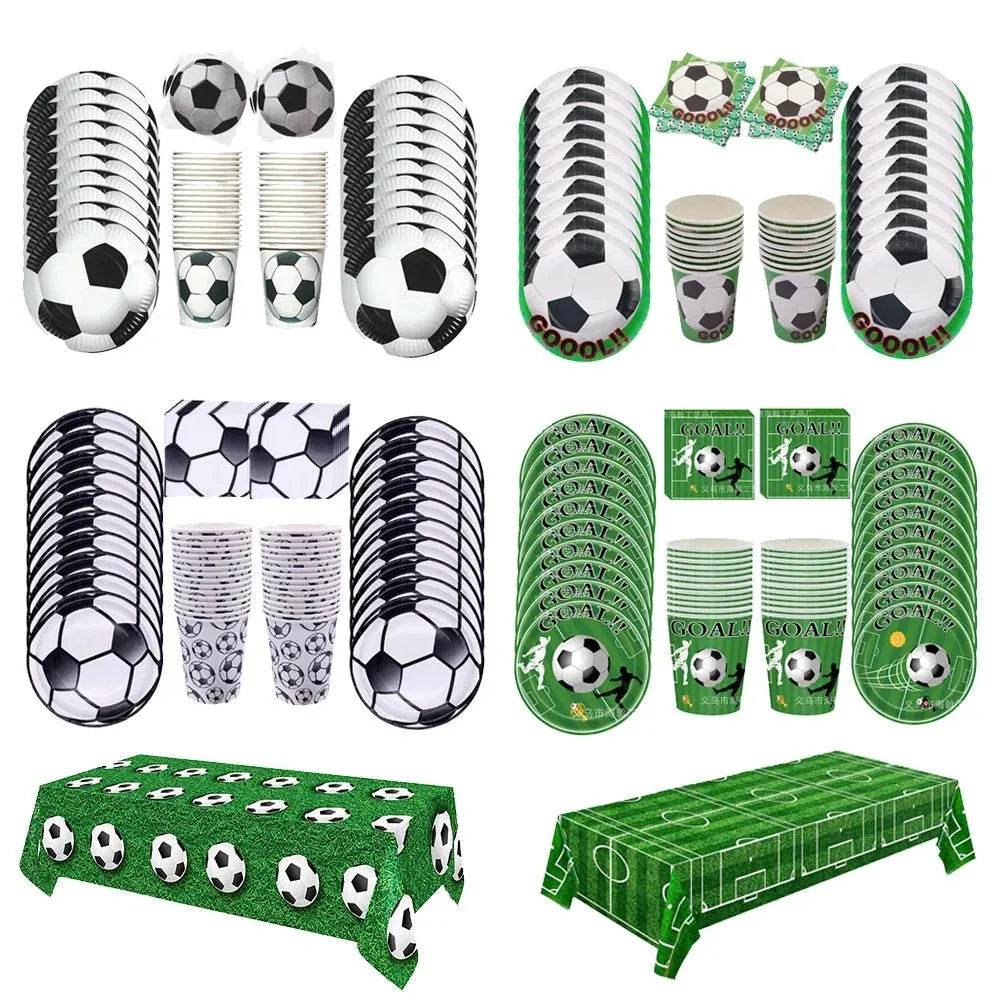 Soccer fútbol Birthday Party Supplies Set - Iron Phoenix GHG
