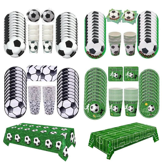 Soccer fútbol Birthday Party Supplies Set - Iron Phoenix GHG