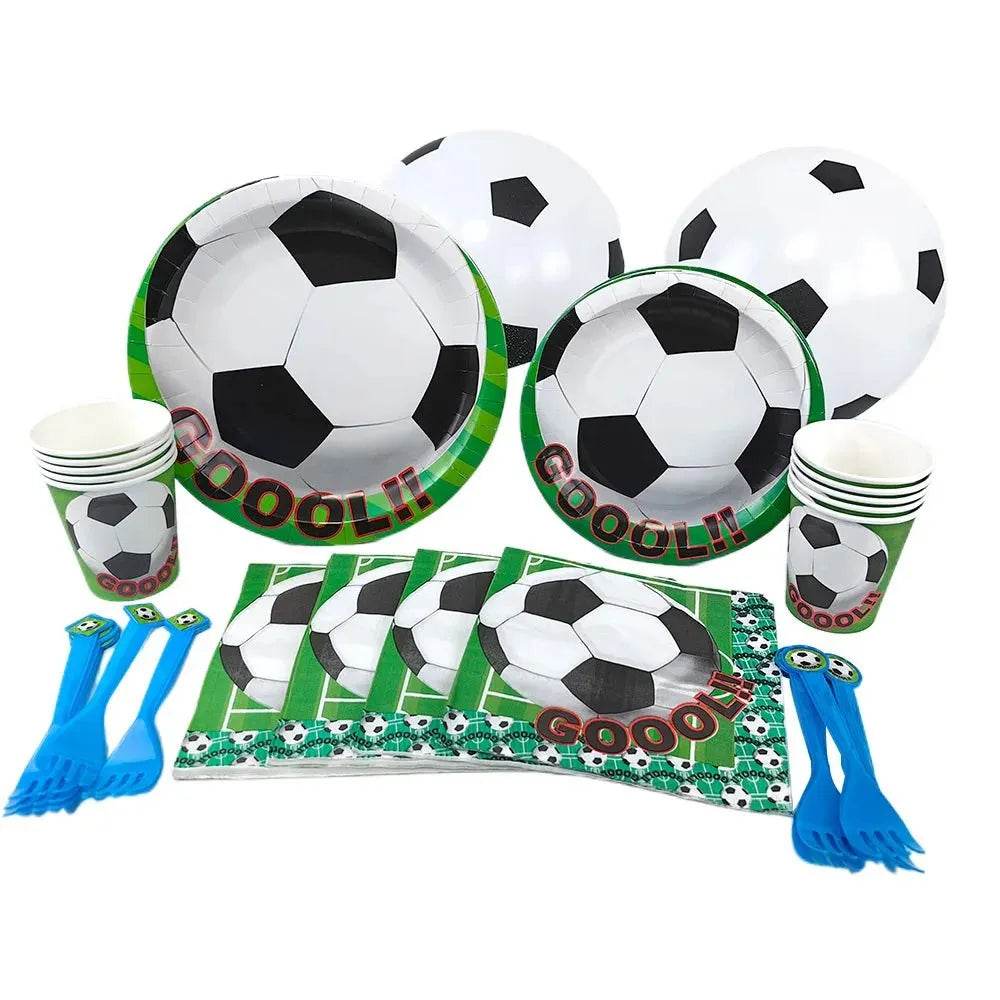 Soccer fútbol Birthday Party Supplies Set - Iron Phoenix GHG