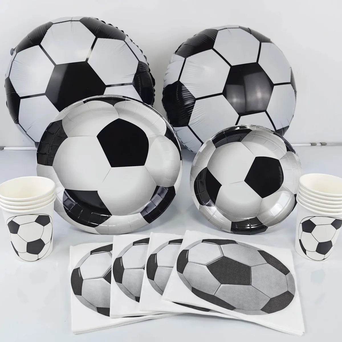 Soccer fútbol Birthday Party Supplies Set - Iron Phoenix GHG