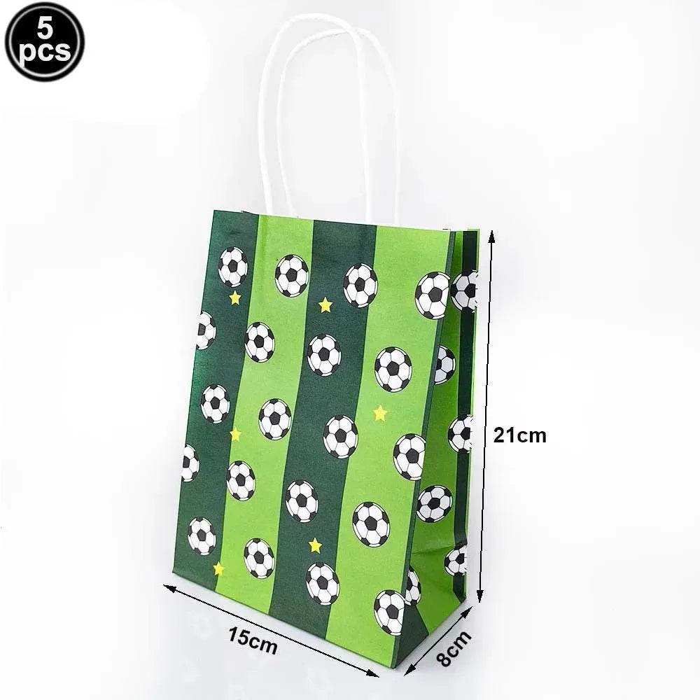 Soccer Theme Disposable Tableware Set - Eco Gamer Party Gear - Iron Phoenix GHG